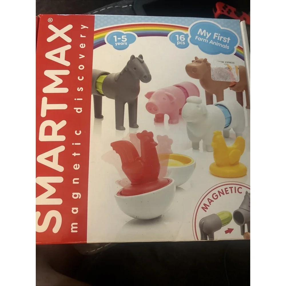 SmartMax My First Farm Animals STEM Building Blocks for Kids Ages 1-5